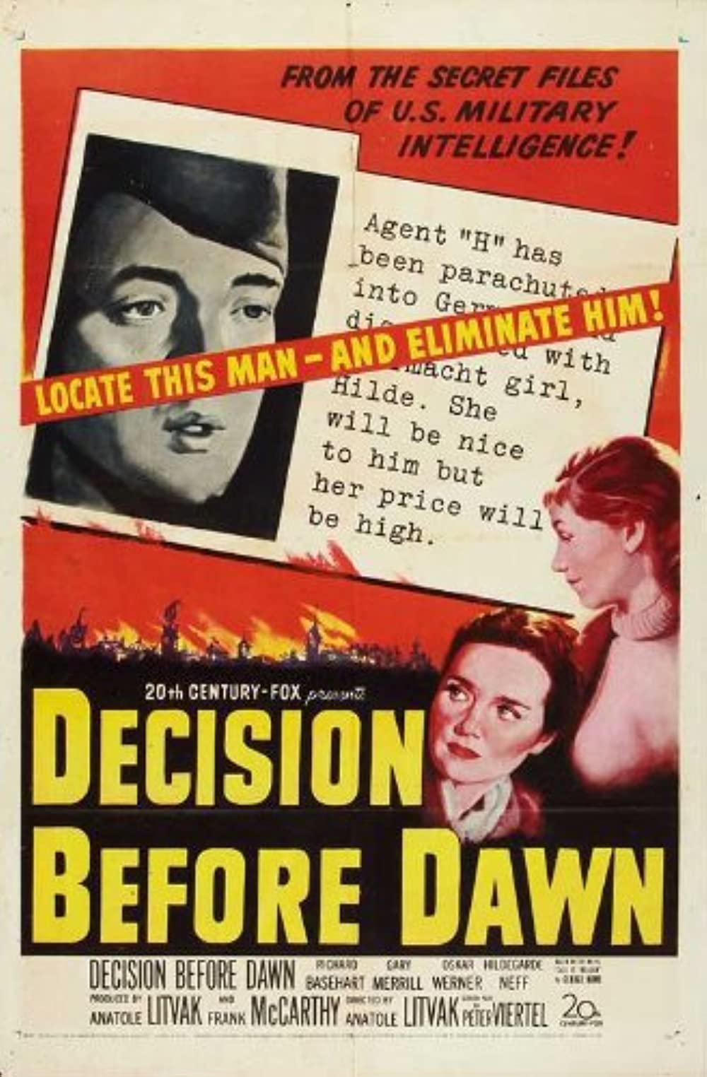 Filmbeschreibung zu Decision Before Dawn
