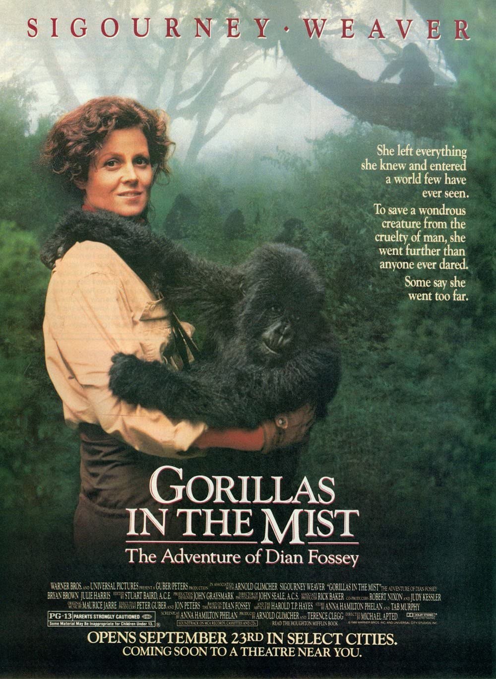 Filmbeschreibung zu Gorillas in the Mist: The Story of Dian Fossey