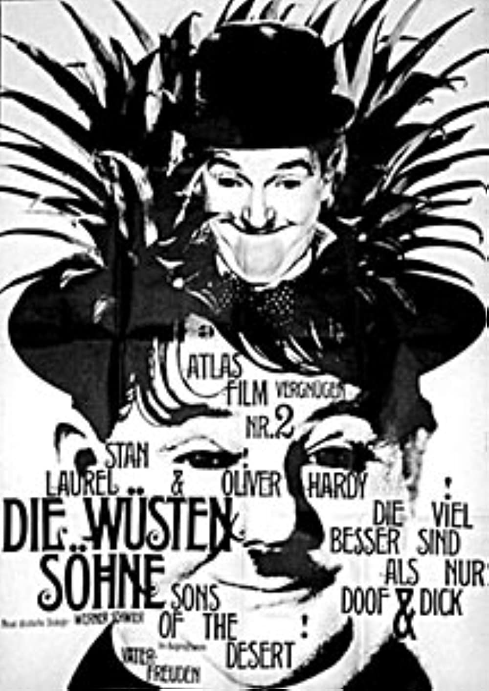 Filmbeschreibung zu Laurel & Hardy - Die Wüstensöhne