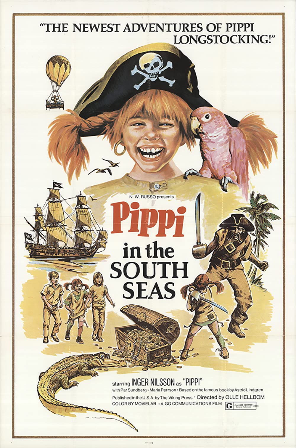 Filmbeschreibung zu Pippi Långstrump på de sju haven