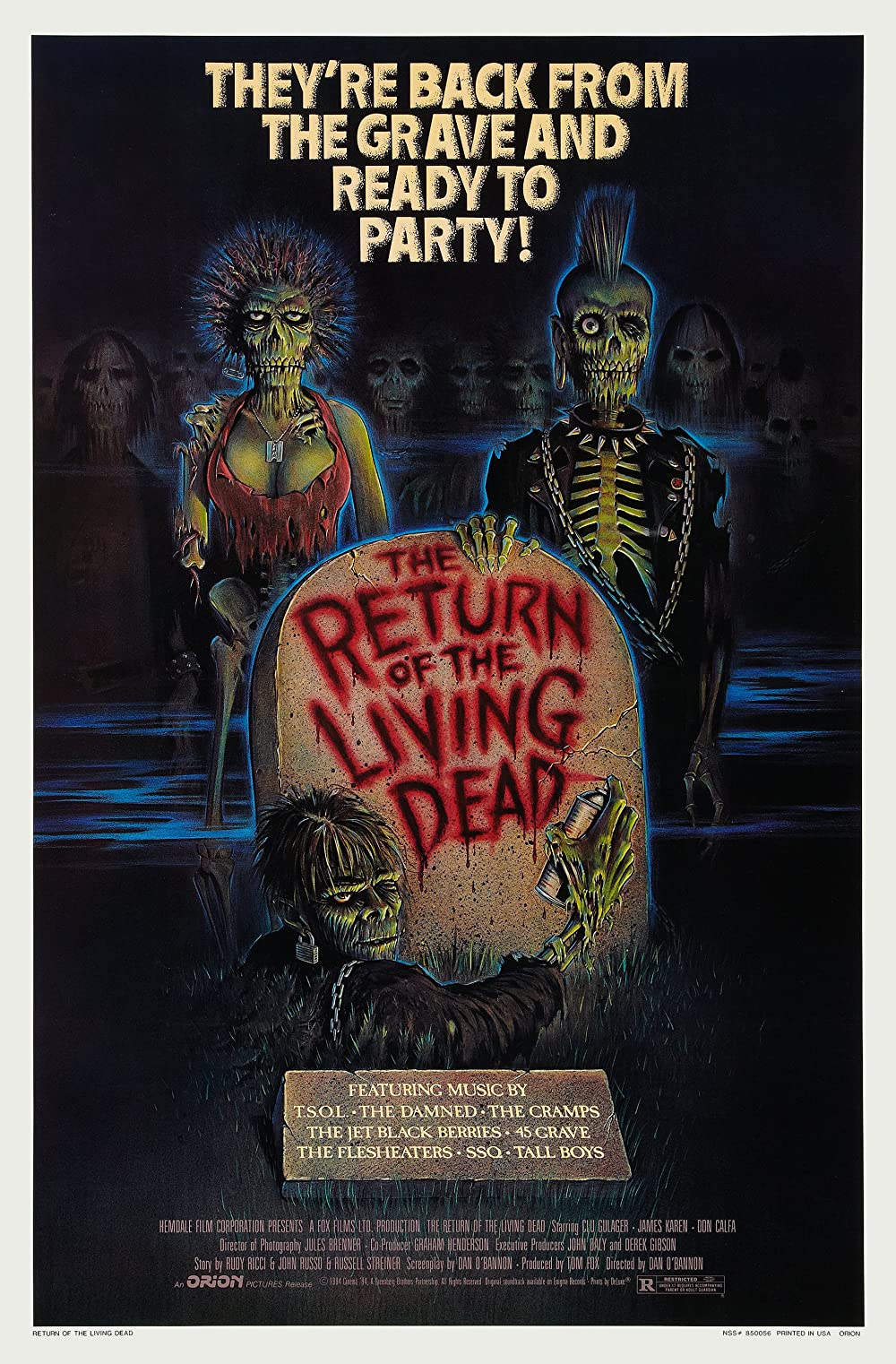 Filmbeschreibung zu The Return of the Living Dead