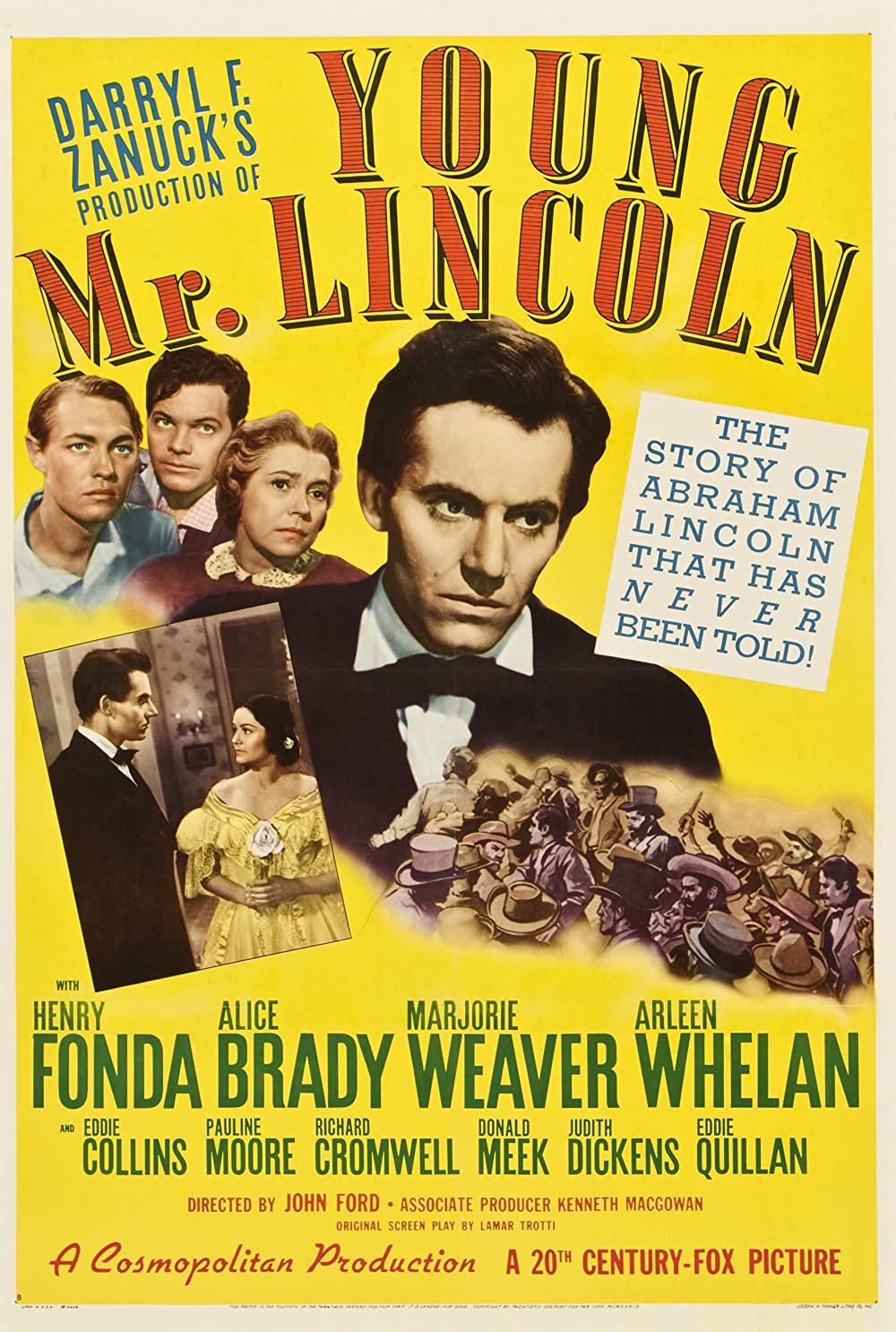 Filmbeschreibung zu Young Mr. Lincoln (OV)