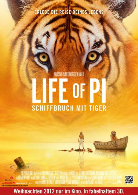 Filmbeschreibung zu Life of Pi - Schiffbruch mit Tiger